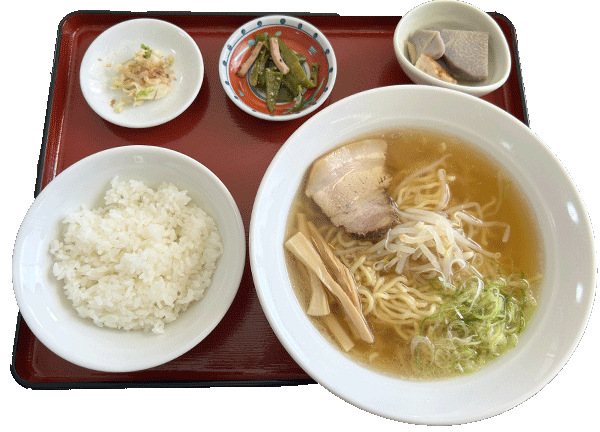 ラーメン定食の画像